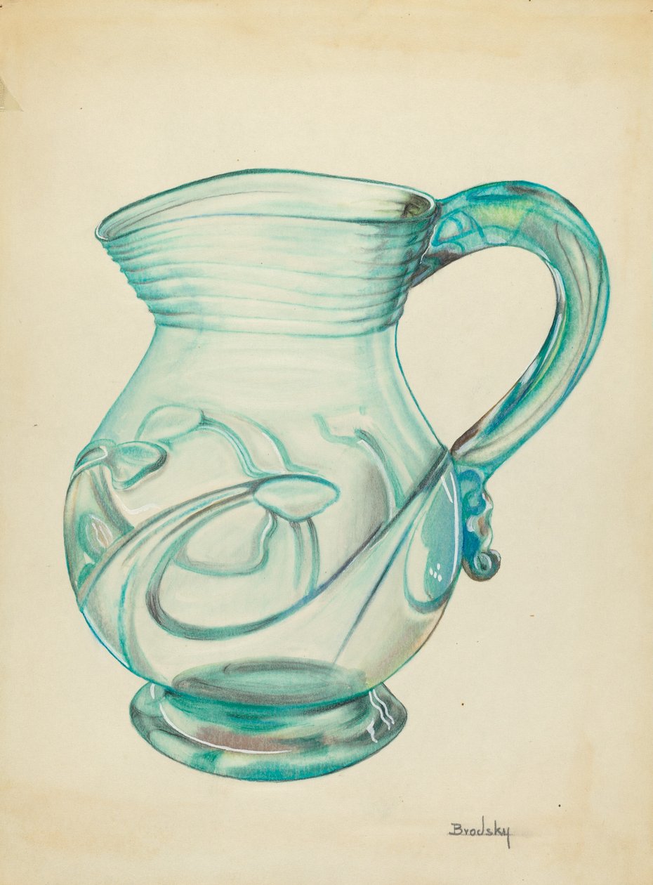 Large Pitcher by S. Brodsky