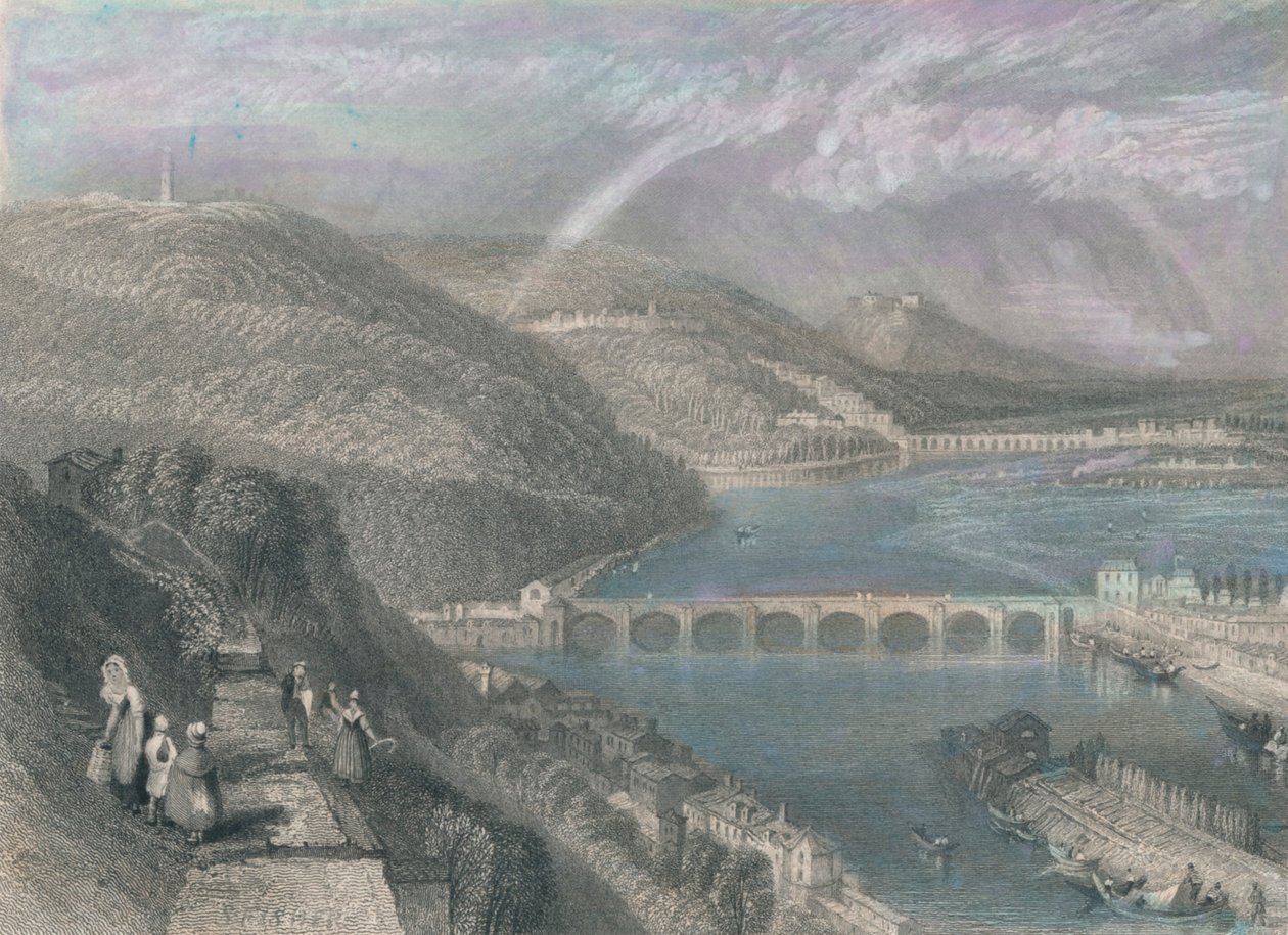 Bridge of St. Cloud from Sevres by S Fisher