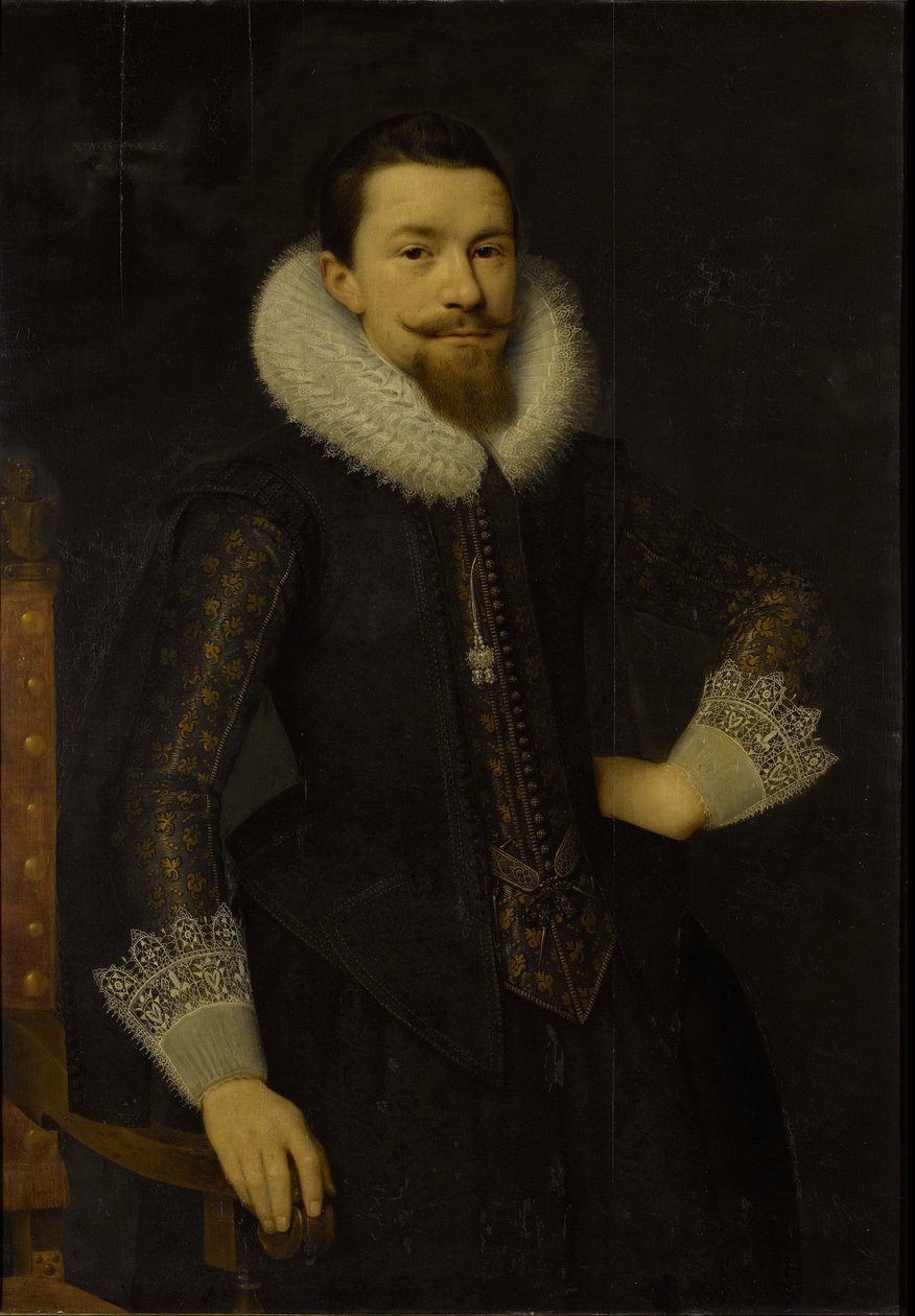 Portrait of Pieter Boudaen Courten (1594-1668) by Salomon Mesdach