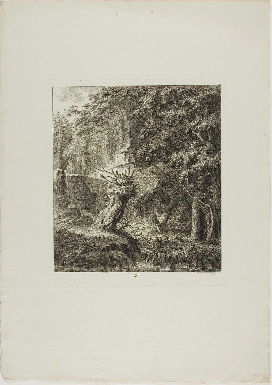 Landscapes Dedicated to M. Warelet by Salomon Gessner