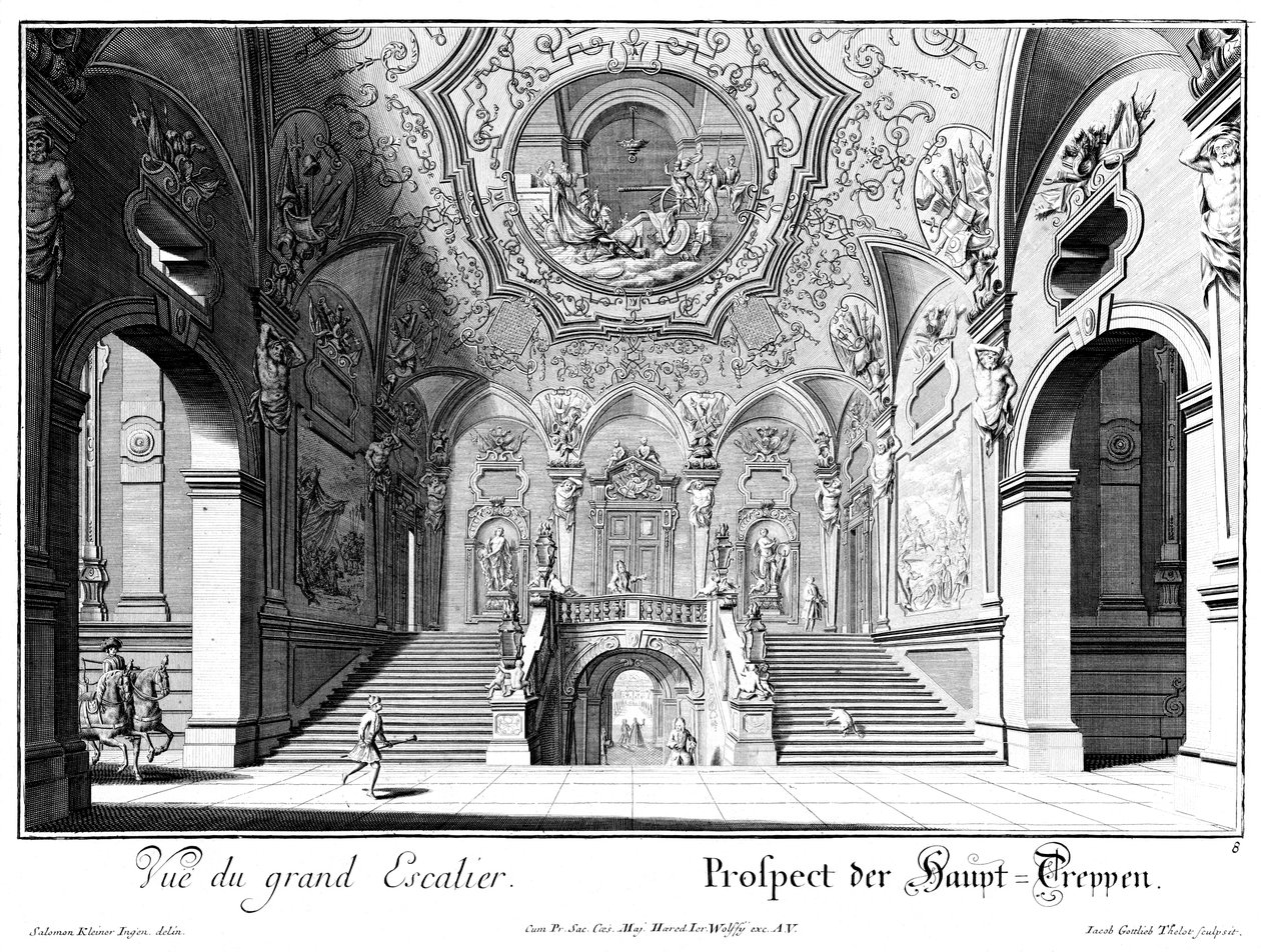 Main Staircase by Salomon Kleiner