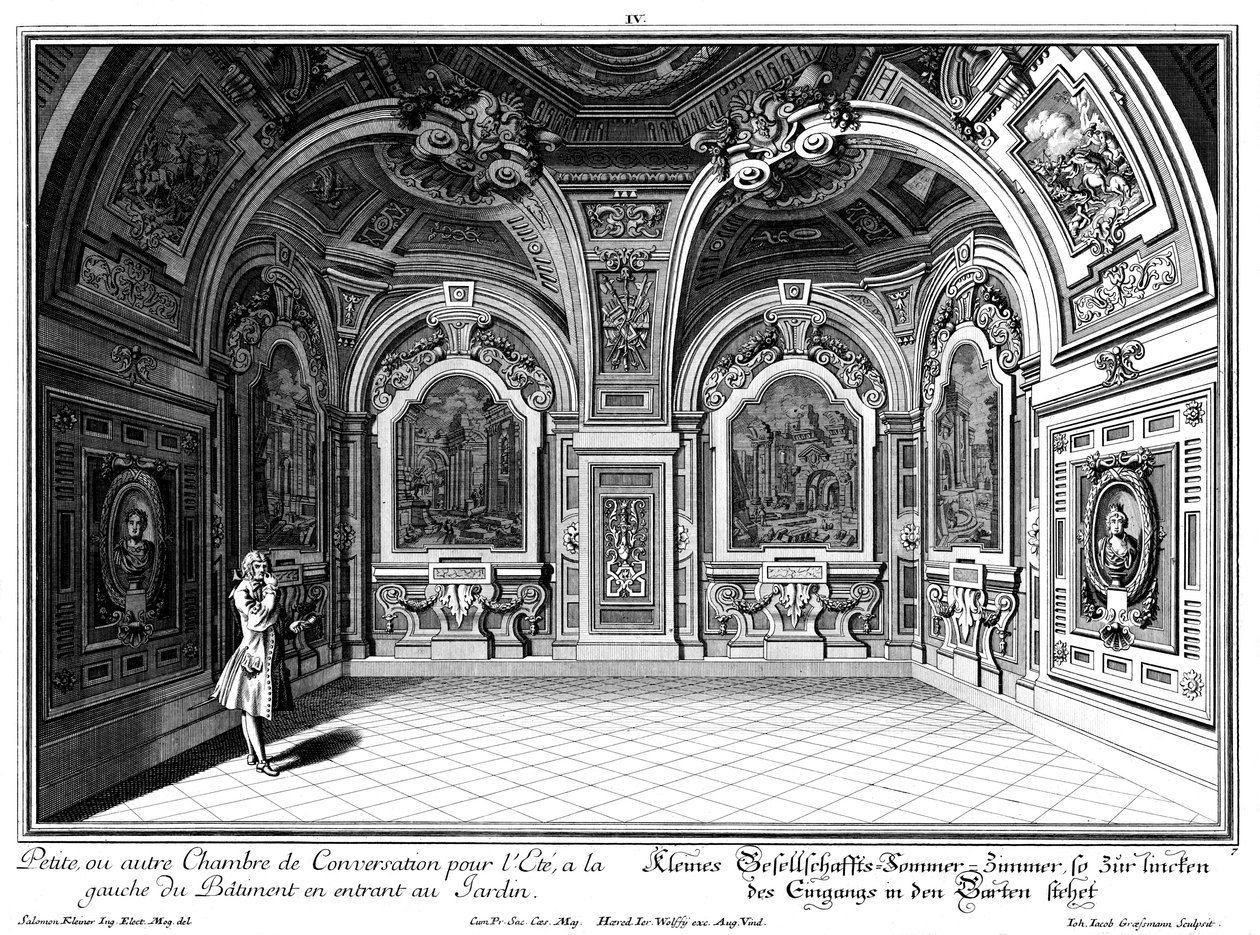 Small Drawing Room in the West Wing by Salomon Kleiner
