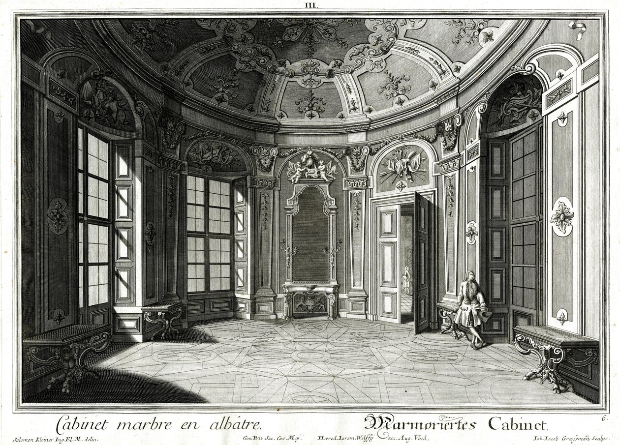 Marble Cabinet by Salomon Kleiner