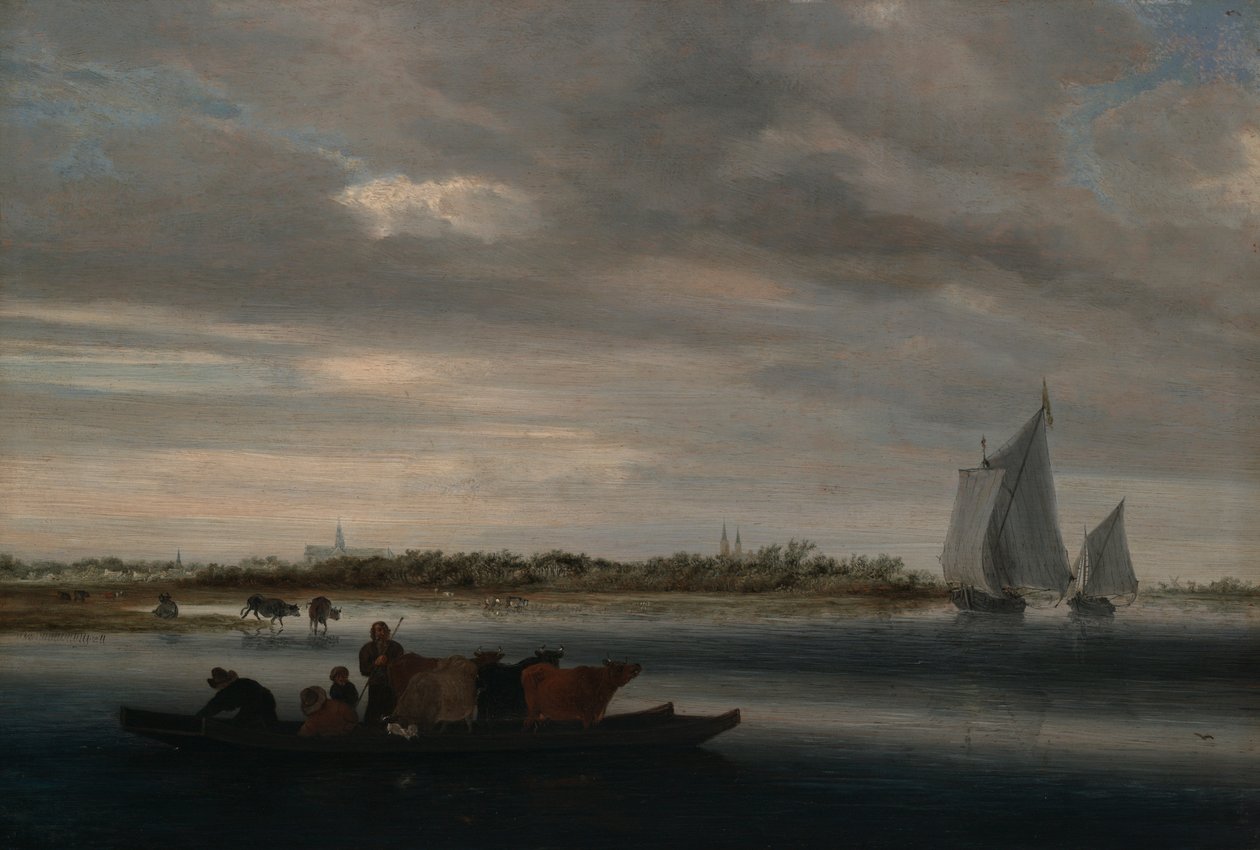 View of Alkmaar by Salomon van Ruysdael