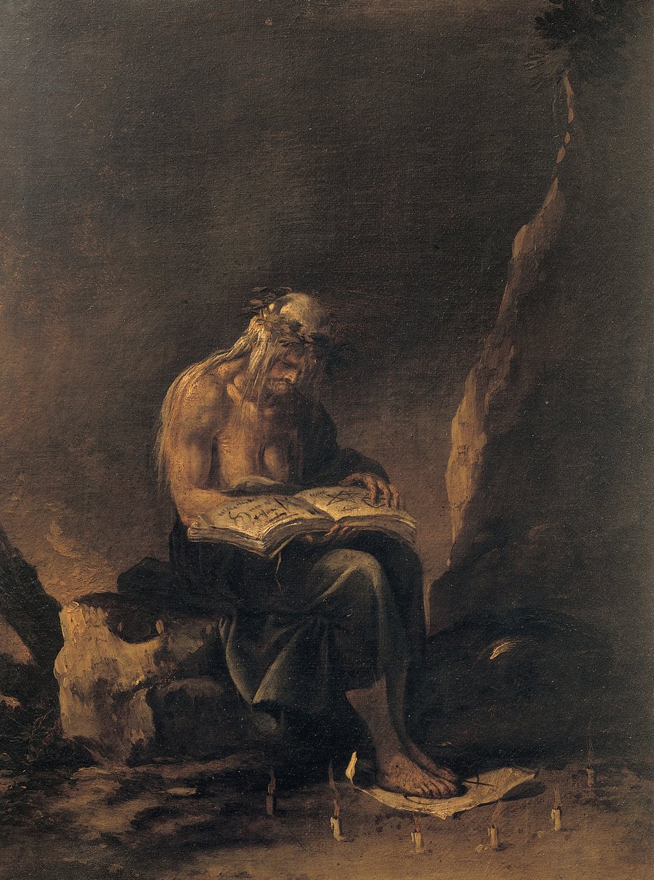 A Witch by Salvator Rosa