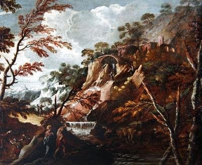 Landscape with Figures by Salvator Rosa