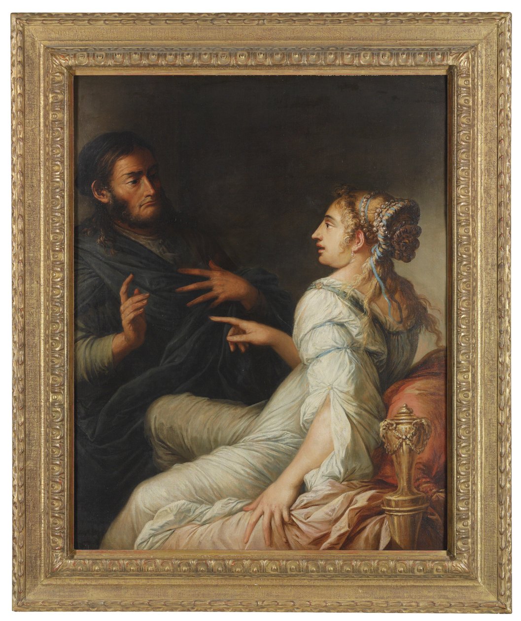 Phryne and Xenocrates by Salvator Rosa