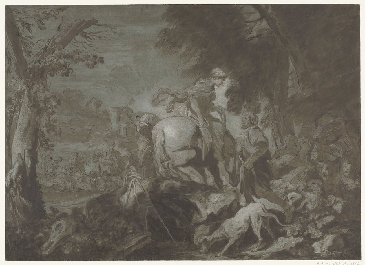 The Farewell of Jacob and Rachel by Salvatore Castiglione