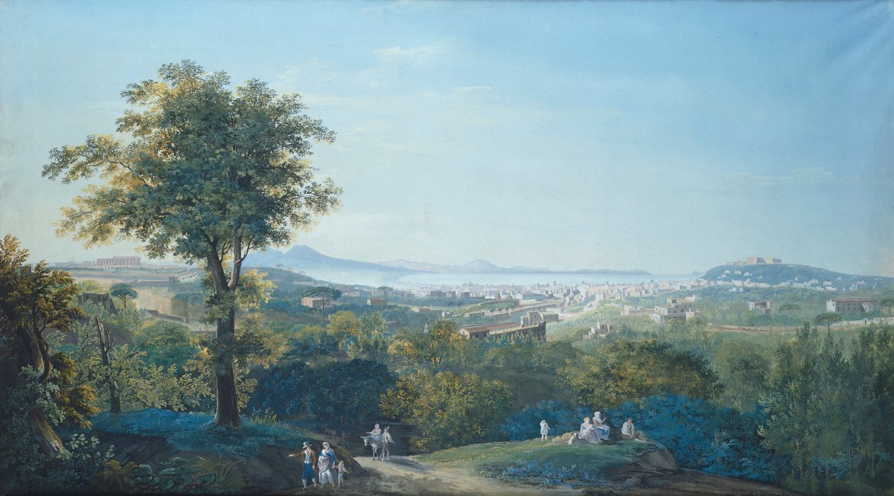 Naples from Capodimonte Scudillo by Salvatore Fergola