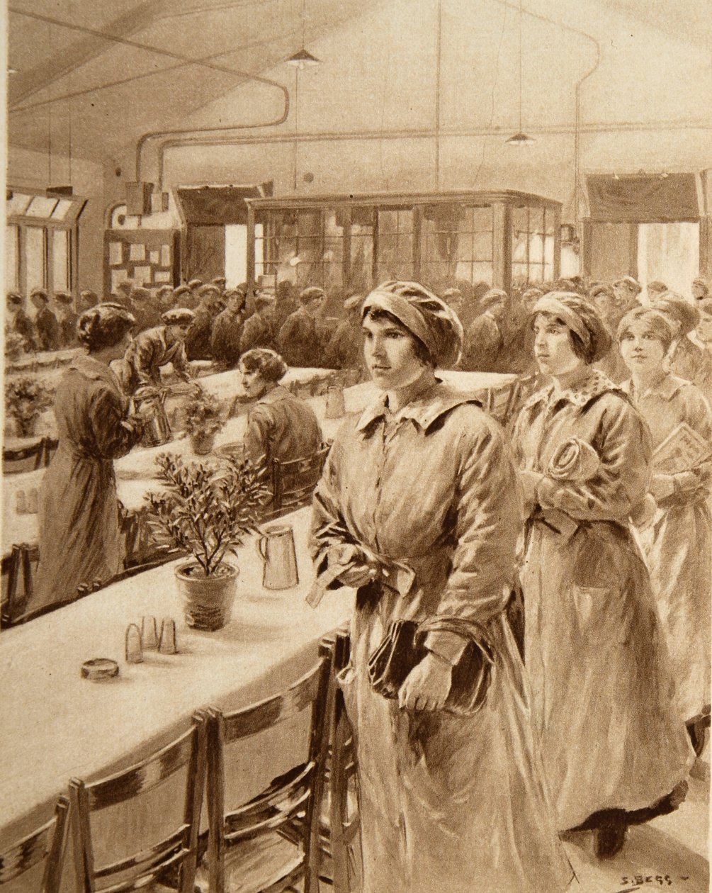 Female Munitions Workers by Samuel Begg