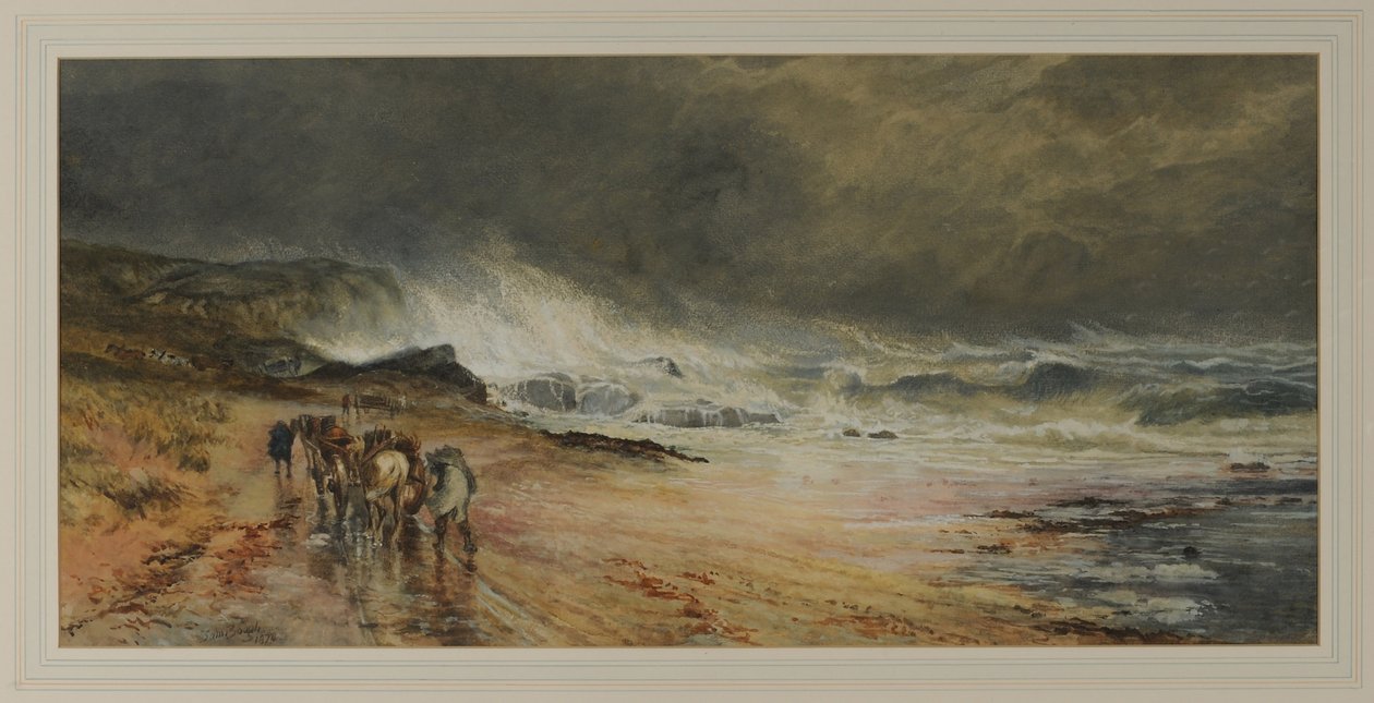 Storm on the Firth by Samuel Bough