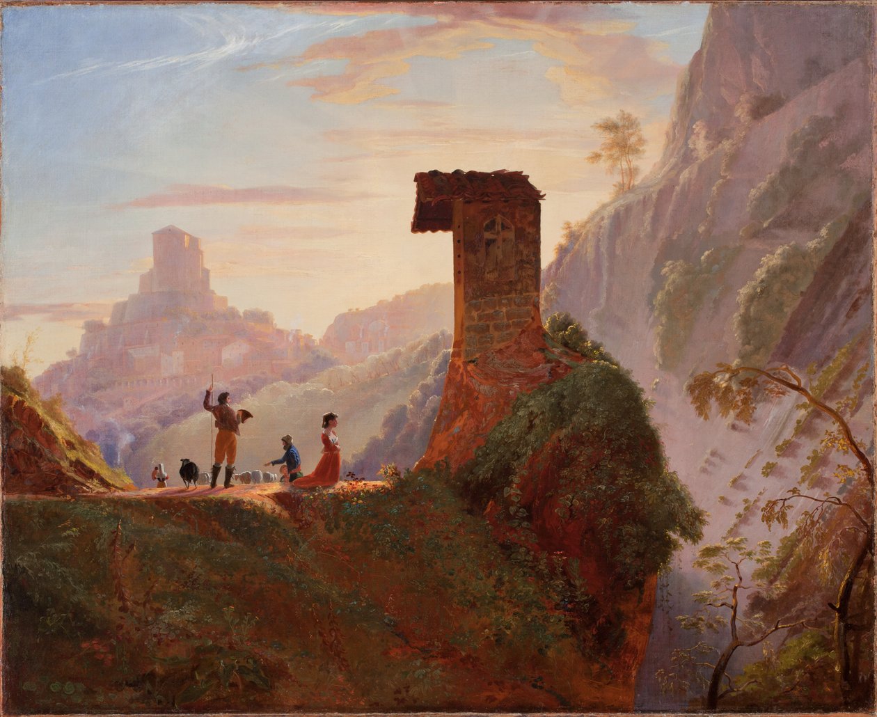 Chapel of the Virgin at Subiaco by Samuel Finley Breese Morse