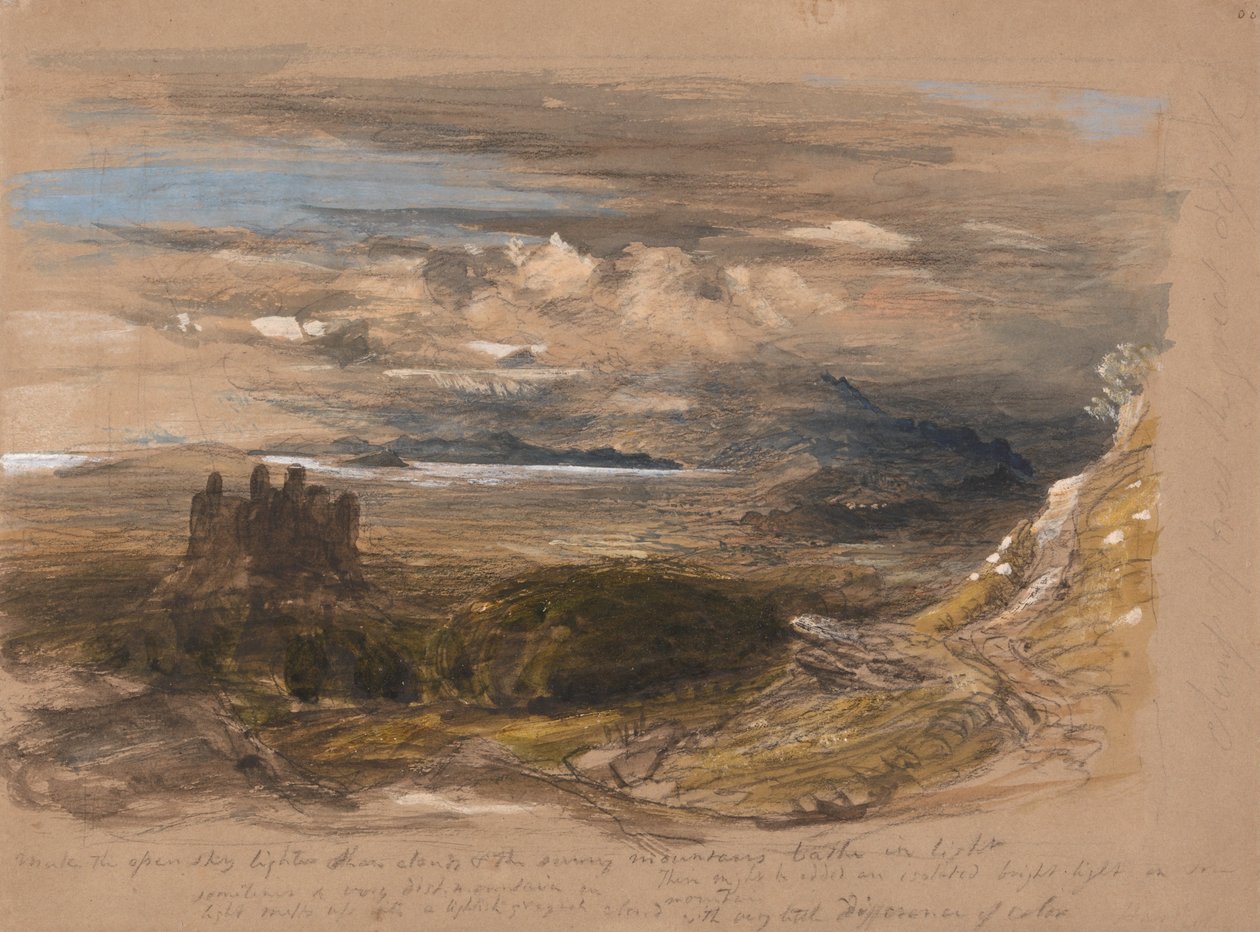 Harlech Castle by Samuel Palmer