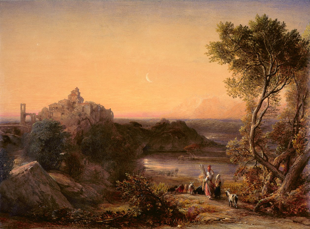 Papigno on the Nar Below the Falls of the Terni, 1839 by Samuel Palmer