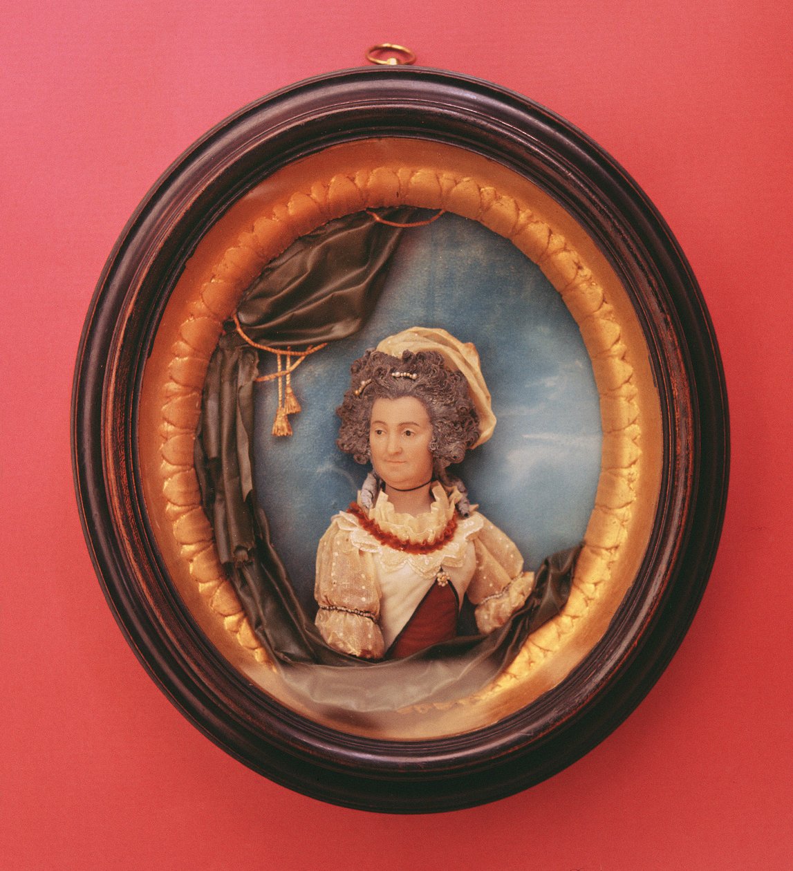 Miniature Portrait of Mary Berry (1763-1852) by Samuel Percy