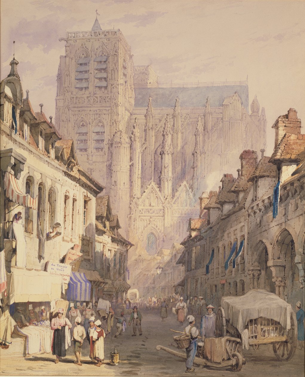 Church of St. Wolfram at Abbeville by Samuel Prout