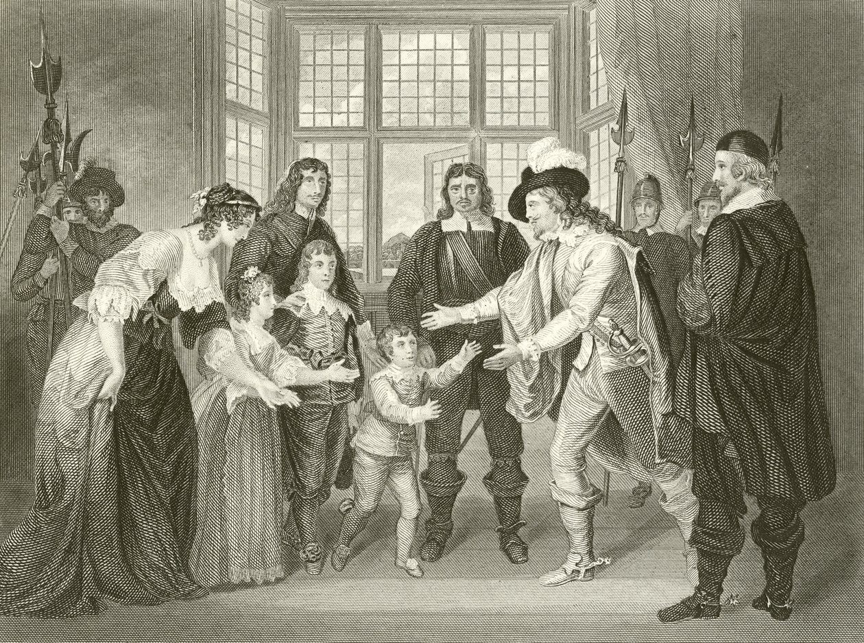 The Interview of Charles I with His Children by Samuel Woodforde