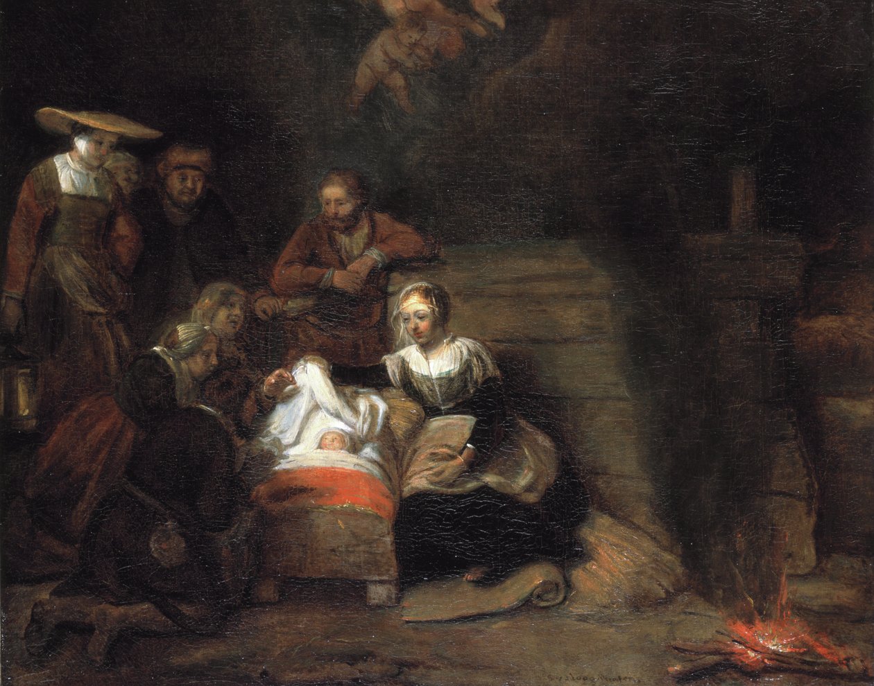Adoration by the Shepherds by Samuel van Hoogstraten