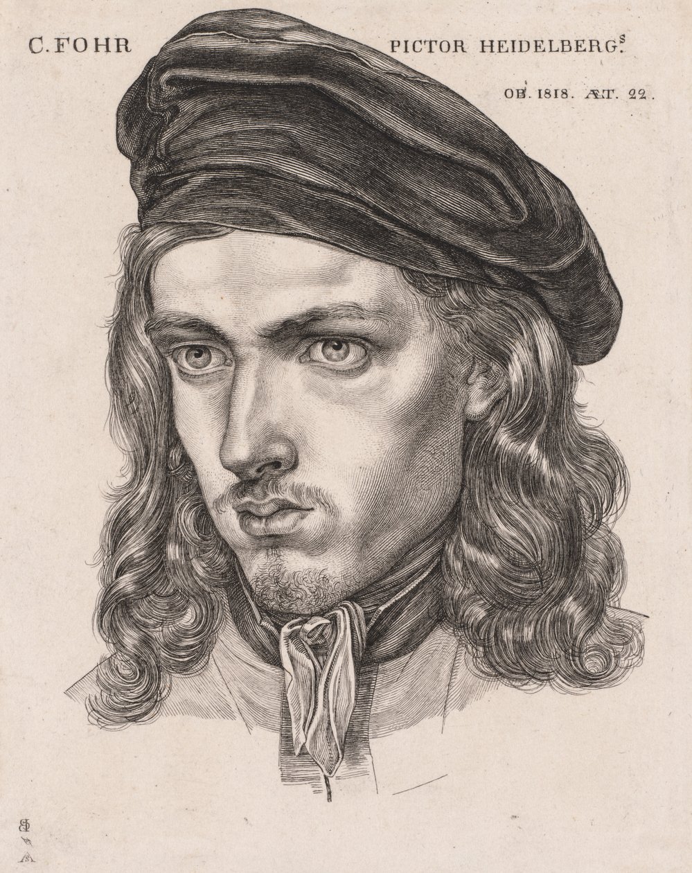 Portrait of Carl Philipp Fohr by Samuel Amsler