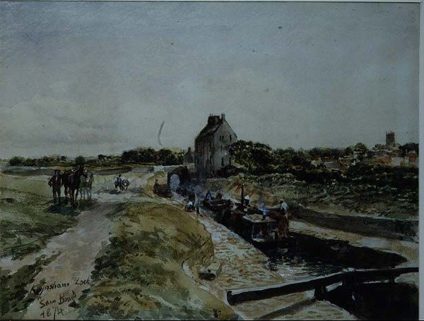 Keynsham Lock by Samuel Bough