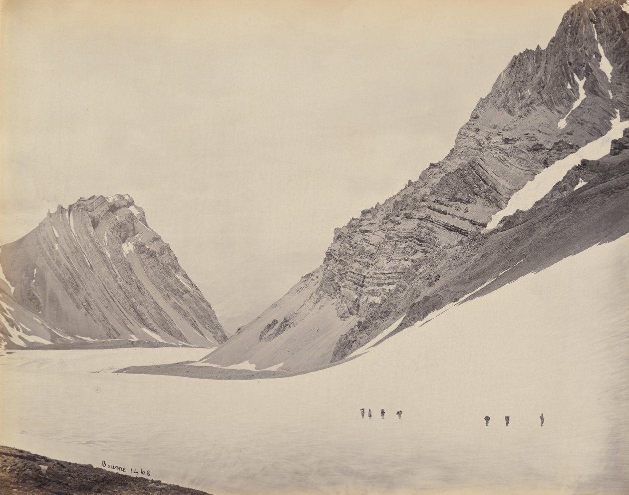 The Manirung Pass by Samuel Bourne