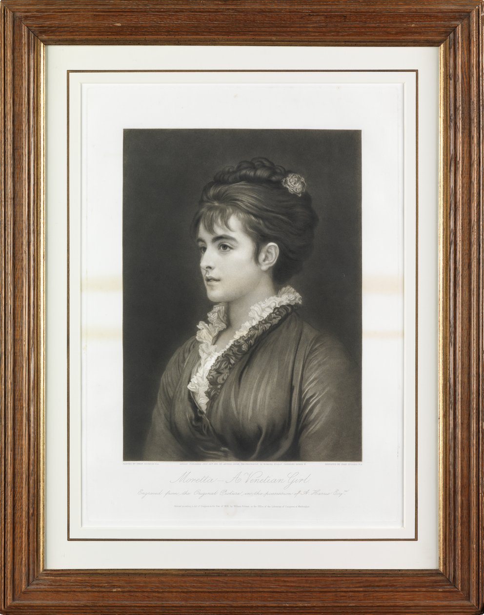 Moretta - A Venetian Girl by Samuel Cousins