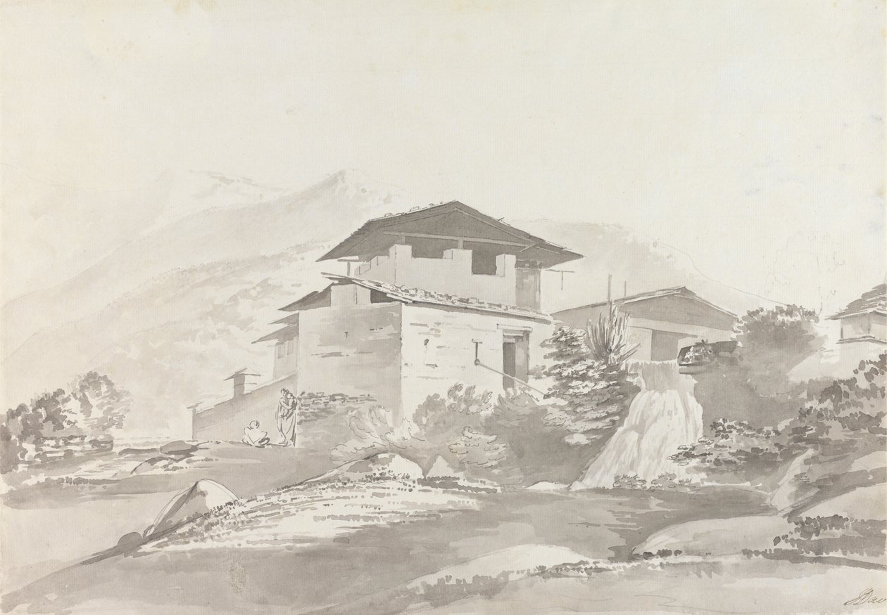 Near Tashicho Dzong by Samuel Davis