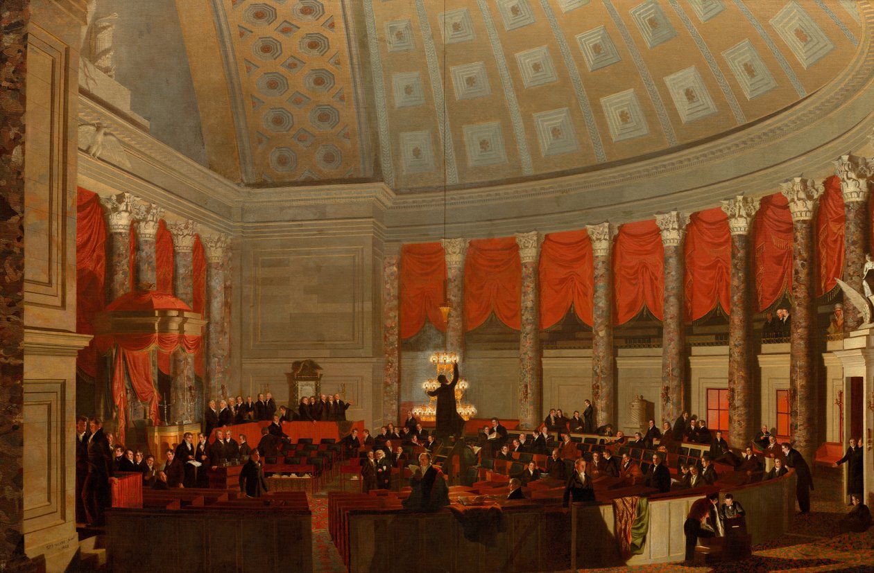 The House of Representatives by Samuel F. B. Morse