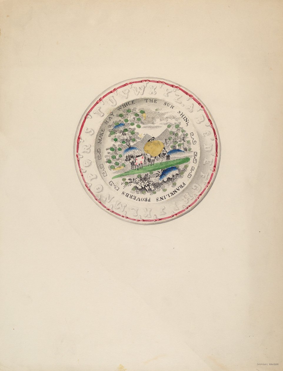Plate by Samuel Faigin
