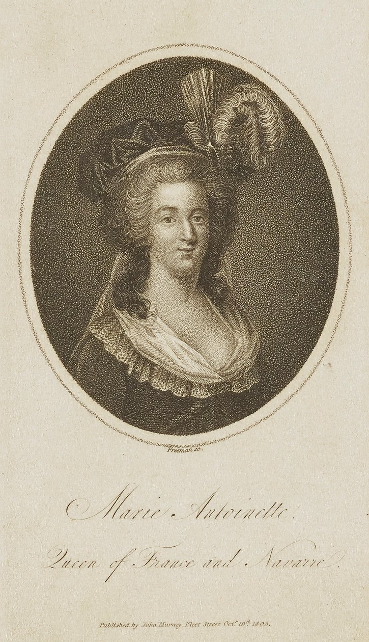 Marie Antoinette, Queen of France and Navarre by Samuel Freeman