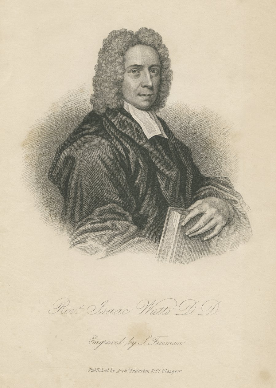 Rev Isaac Watts by Samuel Freeman