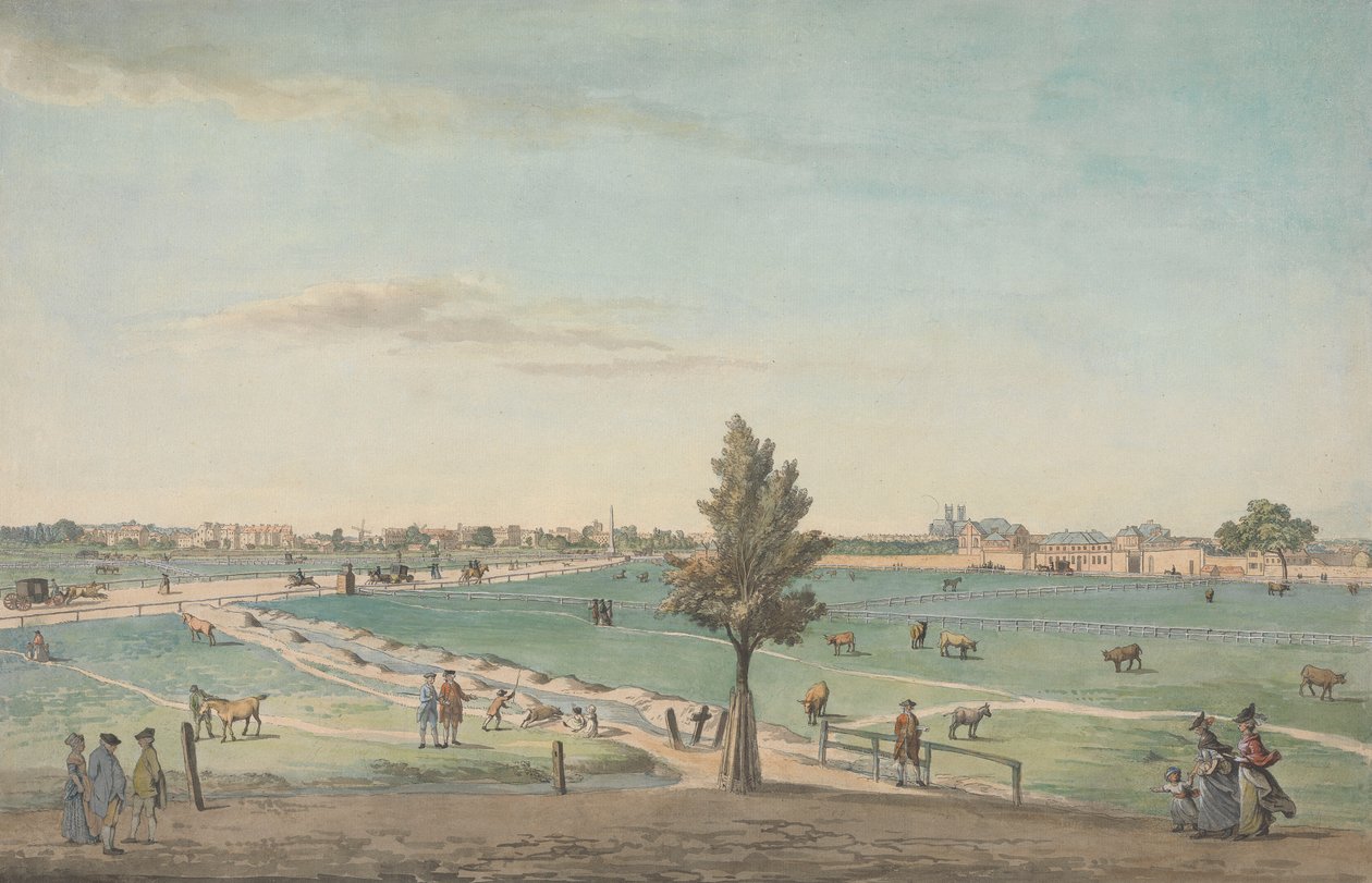 Kennington Common by Samuel Hieronymus Grimm