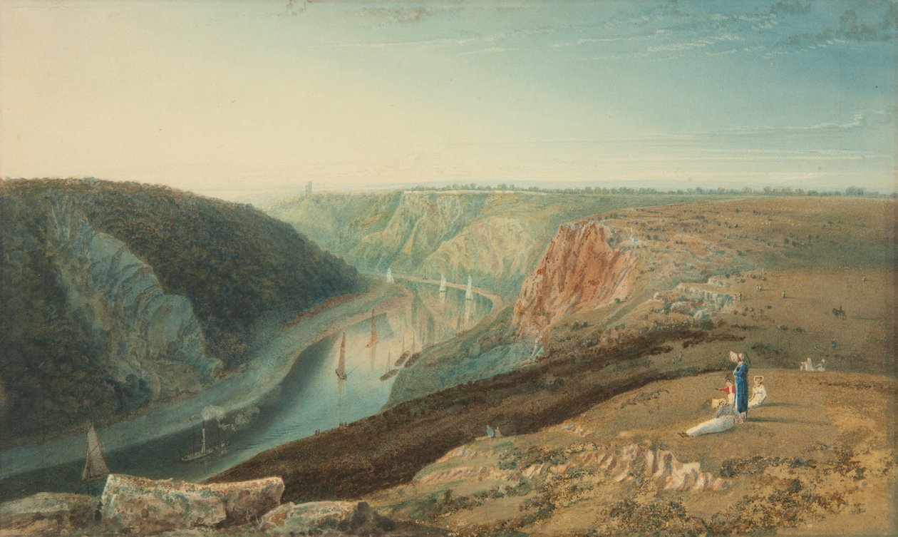 The Avon from Observatory Hill, c.1825 by Samuel Jackson