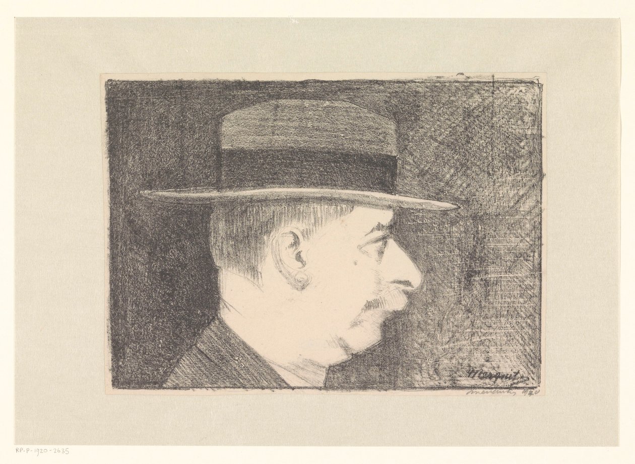 Self-Portrait by Samuel Jessurun de Mesquita (signed by artist)