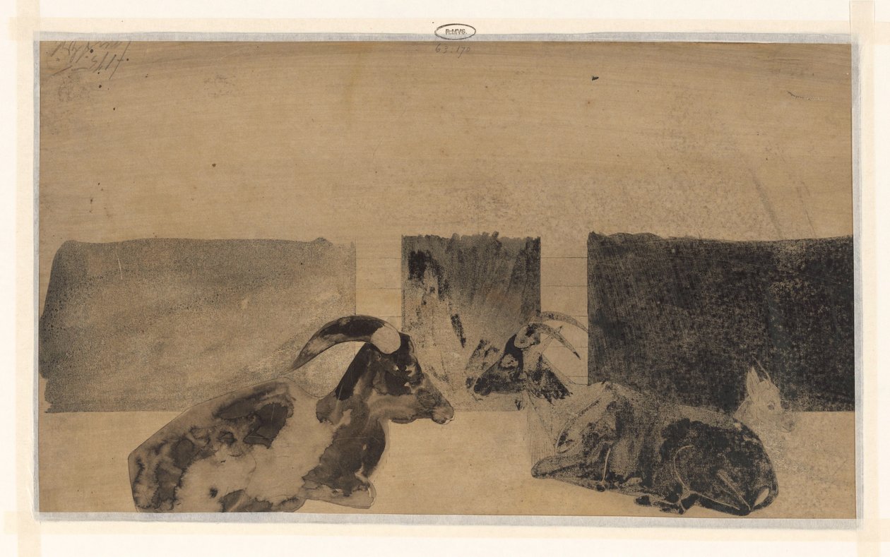 Several Lying Goats by Samuel Jessurun de Mesquita