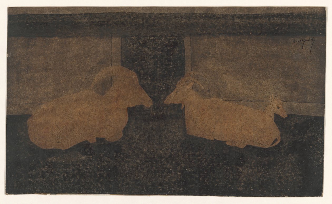 Several Lying Goats by Samuel Jessurun de Mesquita