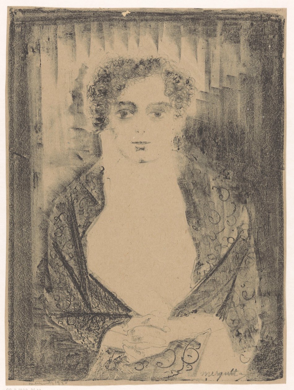 Girl with Shawl by Samuel Jessurun de Mesquita