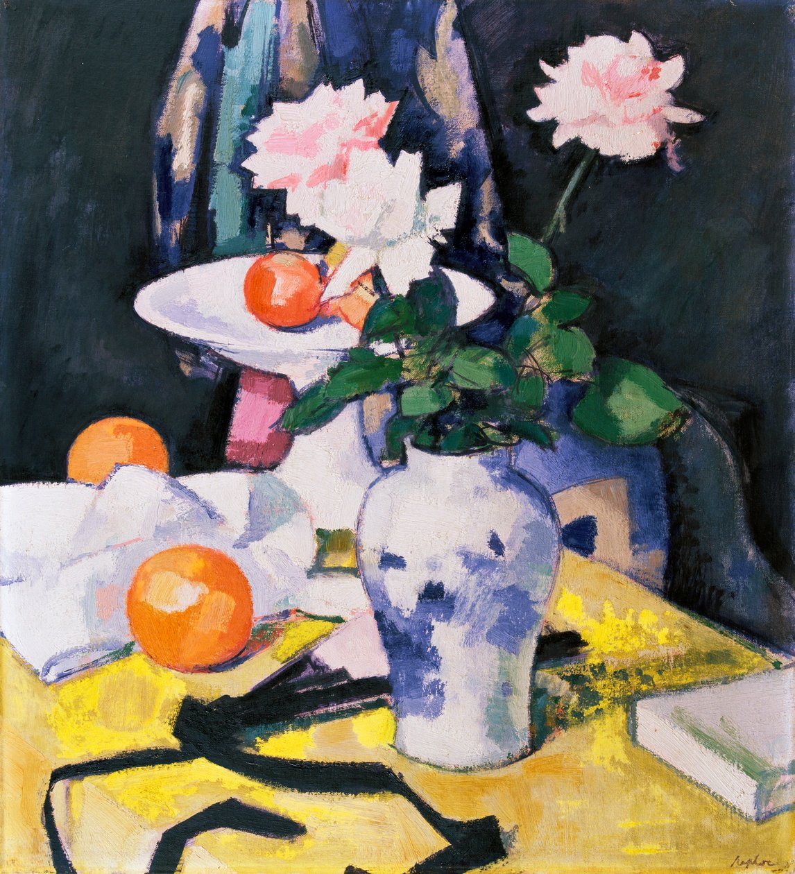 Roses and Oranges by Samuel John Peploe