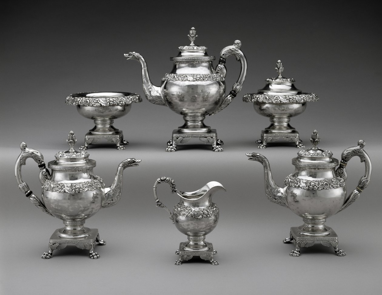 Tea and Coffee Service by Samuel Kirk