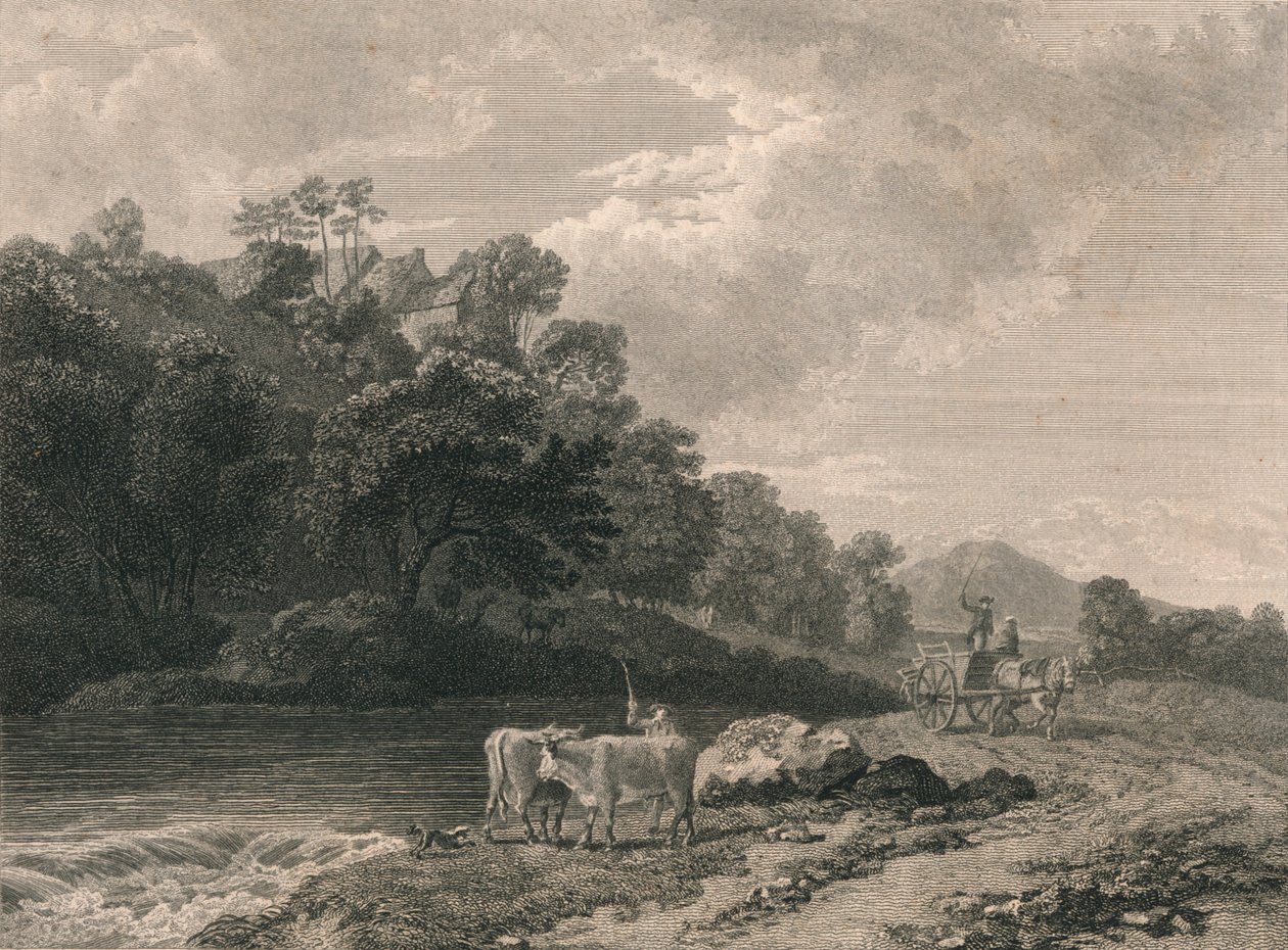 View Near Dalton, 1785 by Samuel Middiman