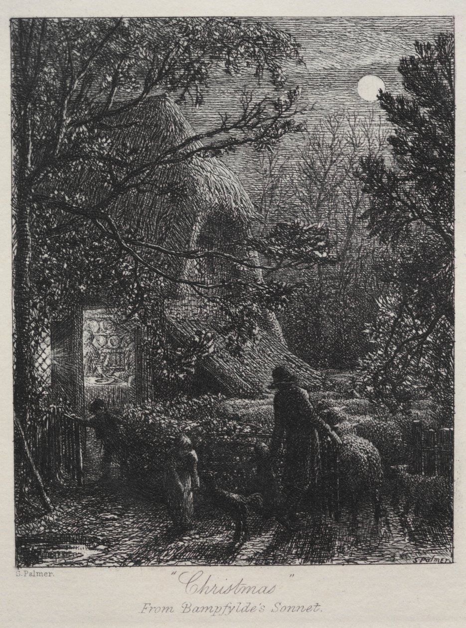 Christmas (Folding the Last Sheep) by Samuel Palmer
