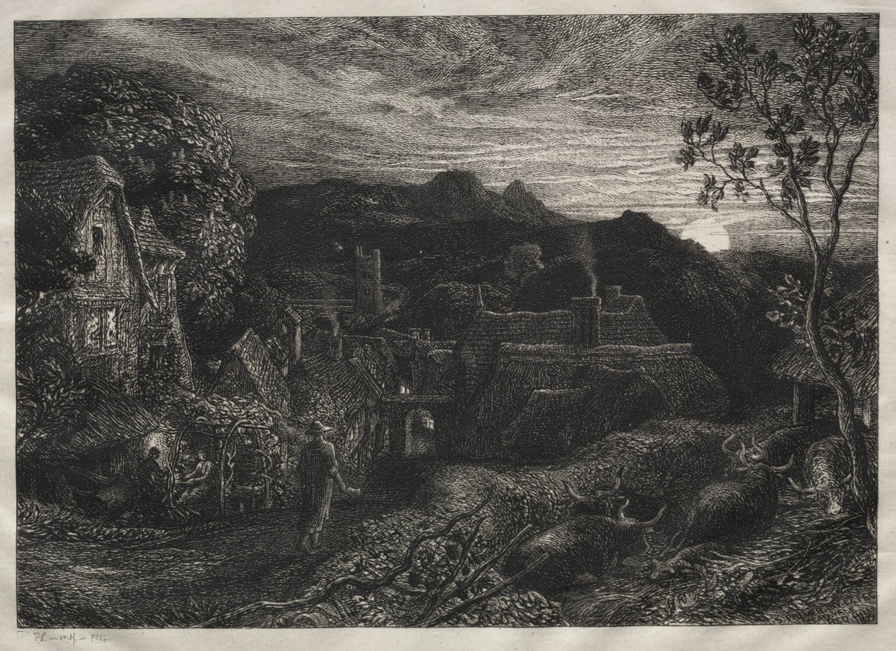 The Bellman by Samuel Palmer