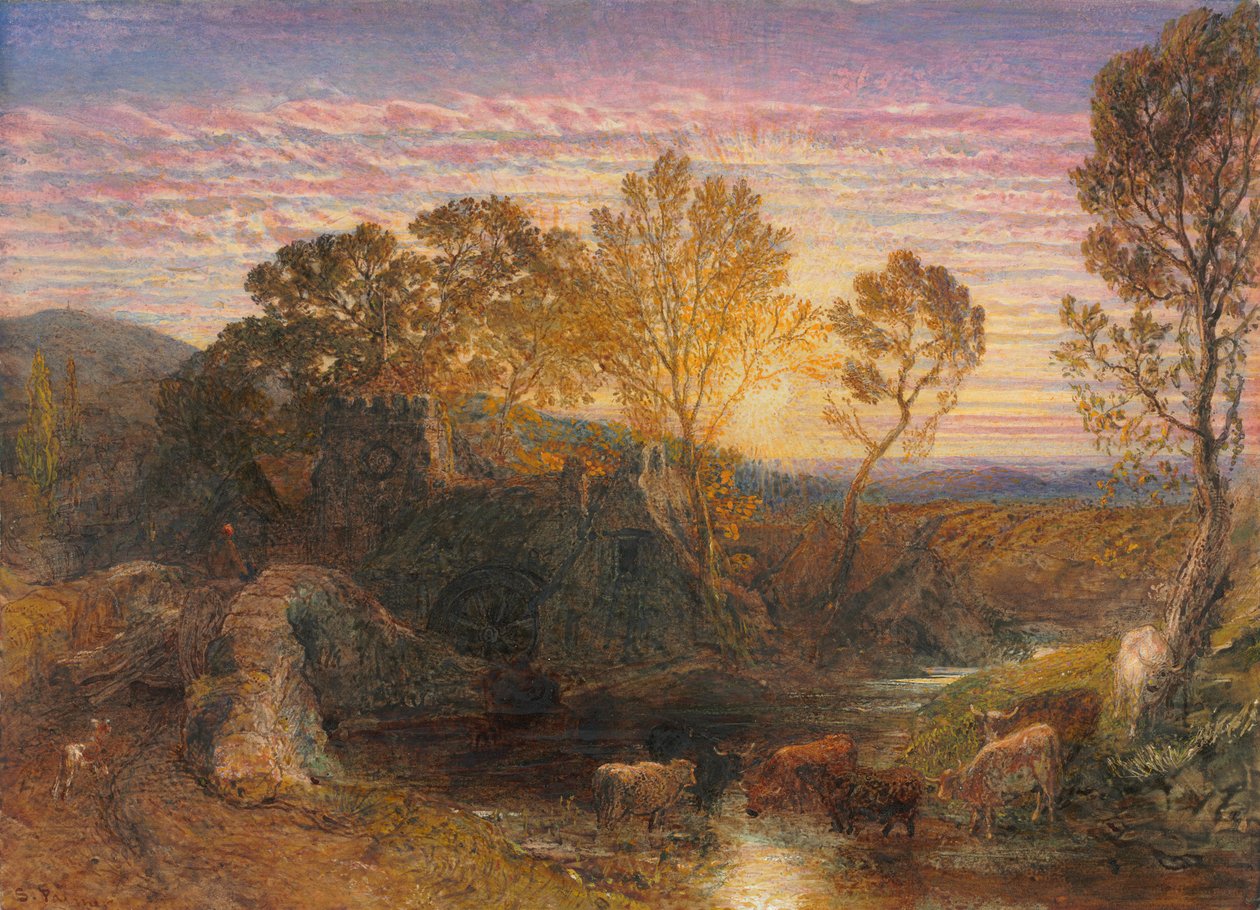 The Golden Hour by Samuel Palmer