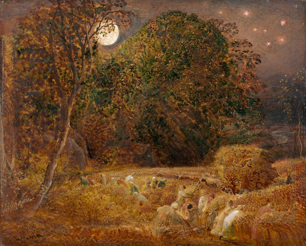 The Harvest Moon by Samuel Palmer