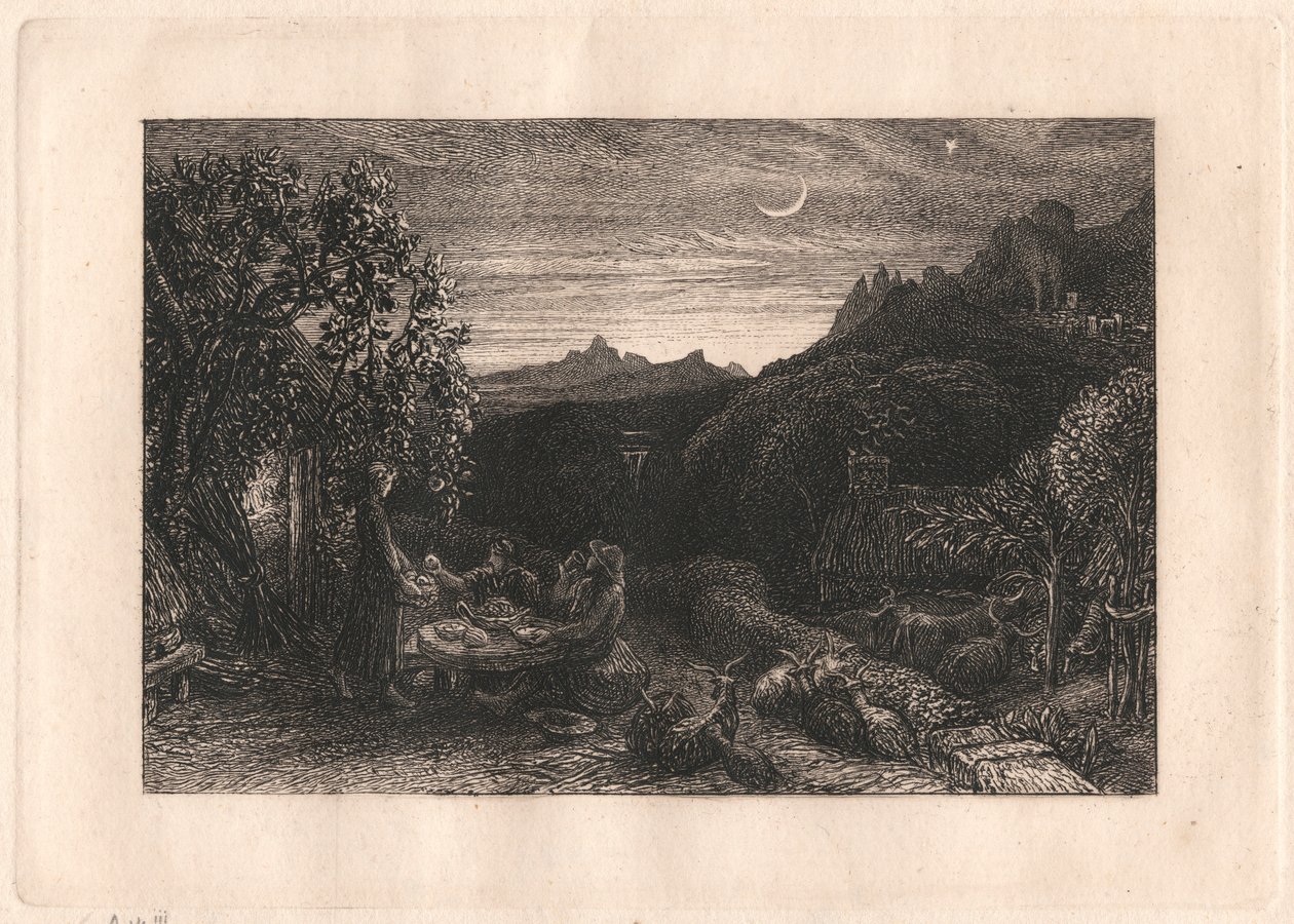The Homeward Star by Samuel Palmer