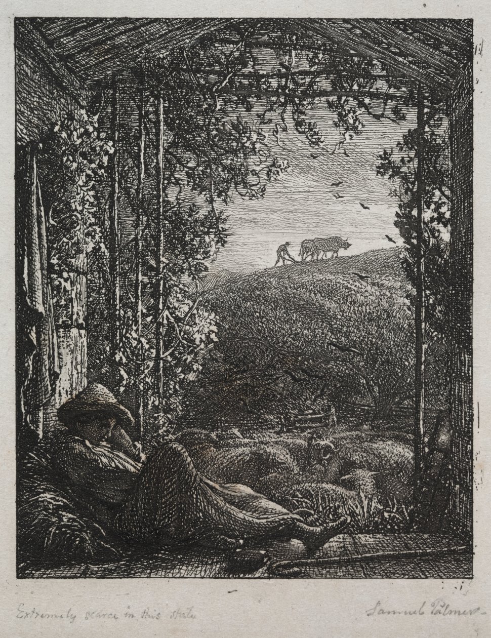 The Sleeping Shepherd by Samuel Palmer