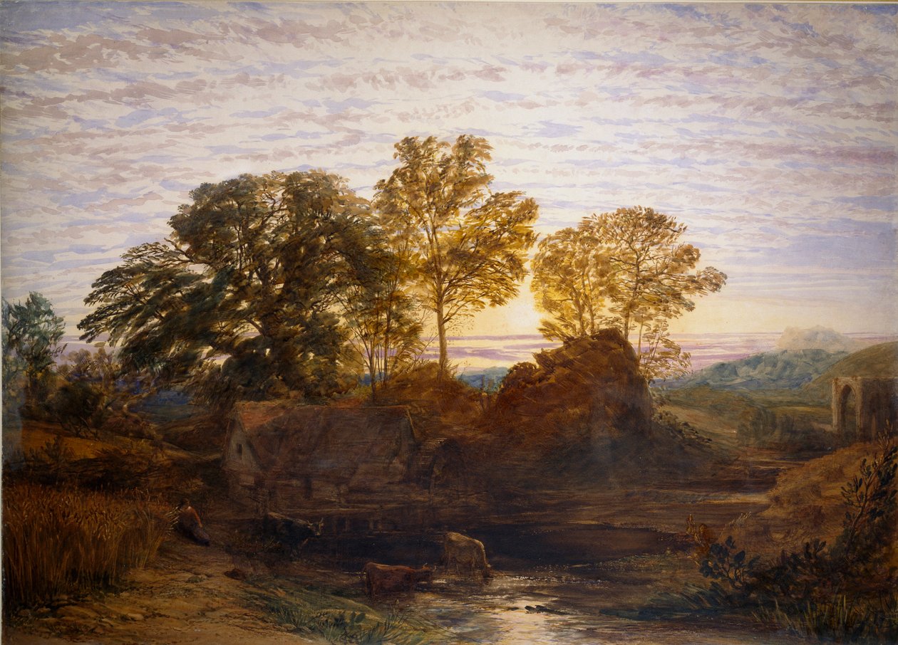 The Watermill by Samuel Palmer