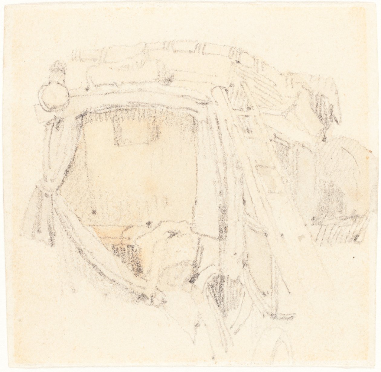 A Carriage by Samuel Prout