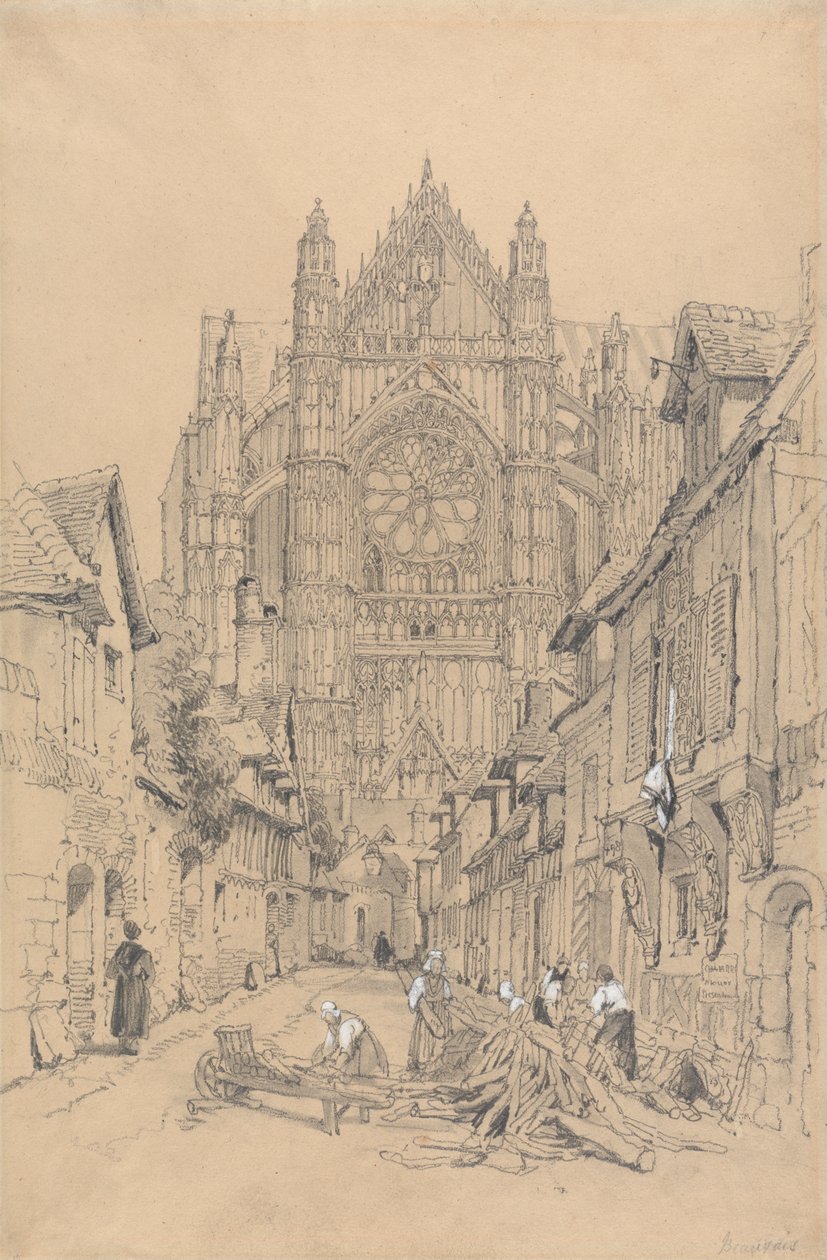 Beauvais Cathedral by Samuel Prout