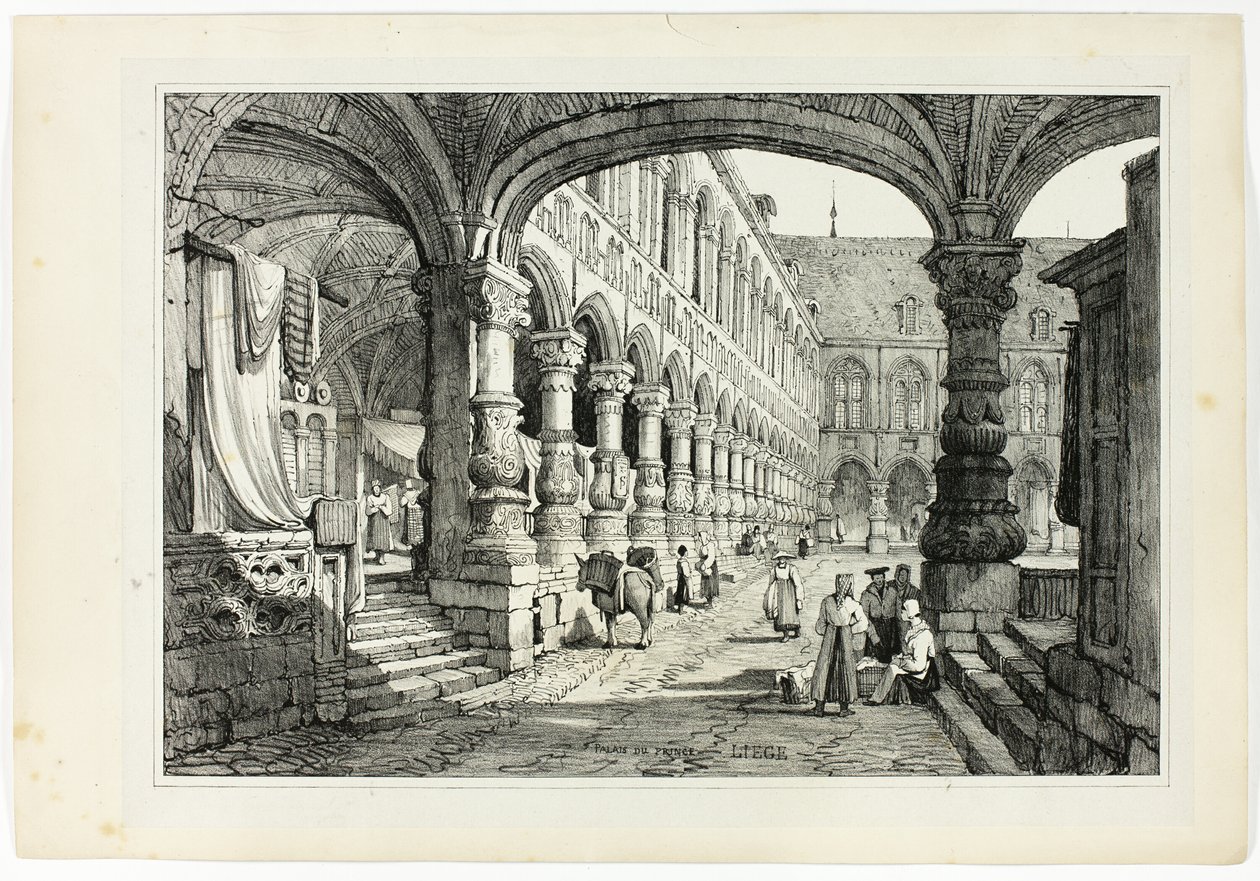 Palais du Prince, Liège by Samuel Prout